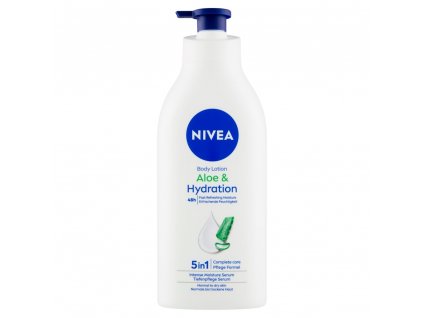NIVEA Aloe & Hydration Ľahké telové mlieko, 625 ml