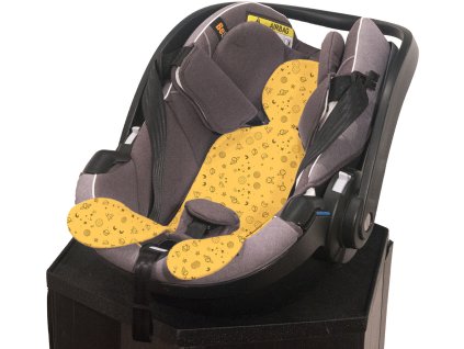 Kuli-Muli Vložka do autosedčky proti poteniu, 0-13 kg, medová-kozmos