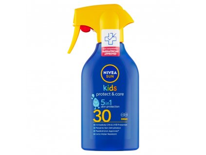 NIVEA Sun Protect & Care detský sprej na opaľovanie OF 30, 270 ml