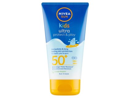 NIVEA Sun Ultra Protect Detské mlieko na opaľovanie OF 50+, 150 ml