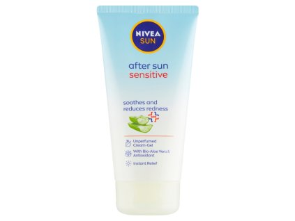 NIVEA After Sun Sensitive upokojujúci krémový gél po opaľovaní, 175 ml