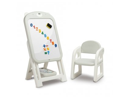 Detská tabuľa so stoličkou TED Toyz grey - 52361