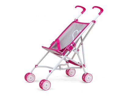 Detský golfový kočík pre bábiky Milly Mally Julia Prestige Pink - 52351