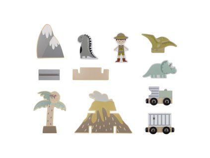 tryco doplnky k vlacku dinosaurs
