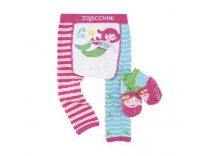 122-014-010 Zoocchini Set  legínky a ponožky morská víla  12 - 18 m
