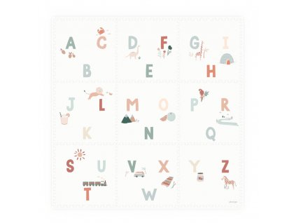 PlayandGo EEVAA alphabet foam playmat front side puzzle