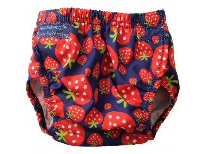 304-s Konfidence Aquanappy nastaviteľné plavky Strawberry
