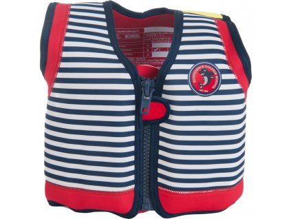 306-04 Konfidence Jacket Vesta na učenie plávania Hamptons Blue Stripe 2-3r