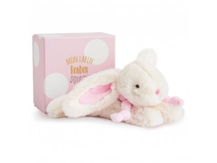 1239 DouDou et Compagnie Lapin Bonbon Zajačik ružový PM 20cm