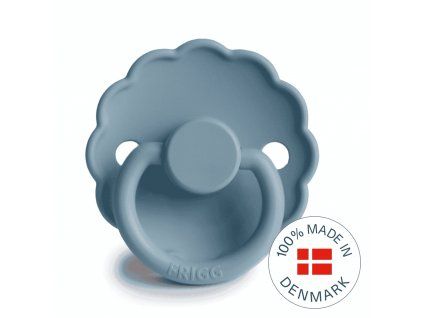 Front GlacierBlue DAISY silicone made in DK p