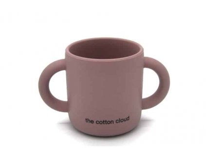 SILIKONOVÝ HRNČEK COTTON CLOUD DUSTY PINK