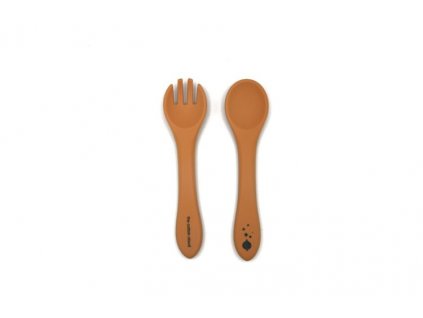spoon fork set honey