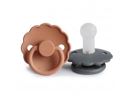 twopack PeachBronze Graphite Daisy Silicone 6 18