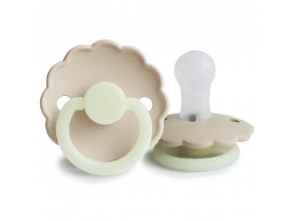 2 pack CreamCroissant Daisy NIGHT silicone 0 6