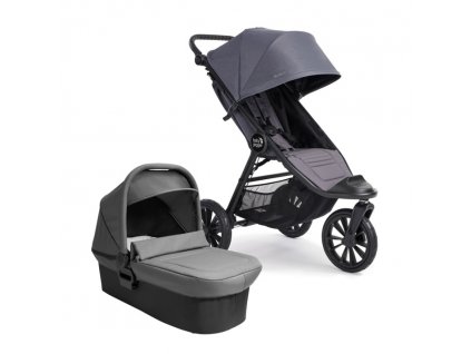 BabyJogger CITY ELITE 2 set 2v1 (kočík+vanička) STONE GREY