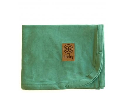 cloby blanket uv ocean green