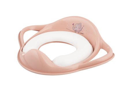 MALTEX Redukcia na WC s úchytmi mäkká Sloník Minimal - peach rose