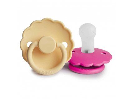 Pale DaffodilFuchsia Daisy twopack silicone 0 6 p