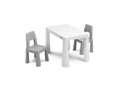 Súprava detského stola a 2 kresiel Toyz MONTI grey - 52470