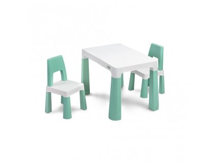 Súprava detského stola a 2 kresiel Toyz MONTI mint - 52471