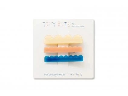 set mit 3 haarspangen waves retro 912937