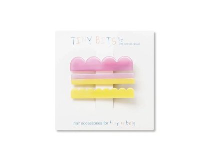 set mit 3 haarspangen waves fluor 964153