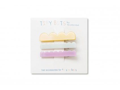 set mit 3 haarspangen waves pastel 637751