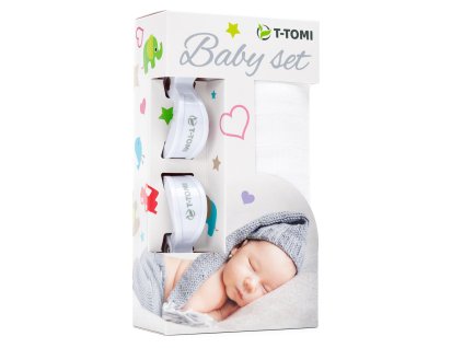 T-TOMI BABY SET - White