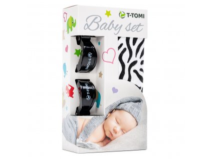 T-TOMI BABY SET - Zebra