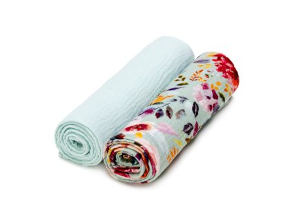 T-TOMI Mušelínové plienky Flowers