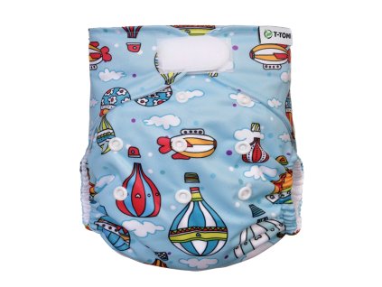 T-TOMI Nohavičková plienka AIO - prebaľovací set suchý zips Air balloons
