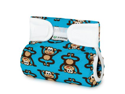 T-TOMI Ortopedické abdukčné nohavičky - suchý zips Monkey (3-6kg)