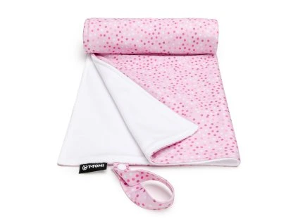 prebalovaci podlozka pink dots