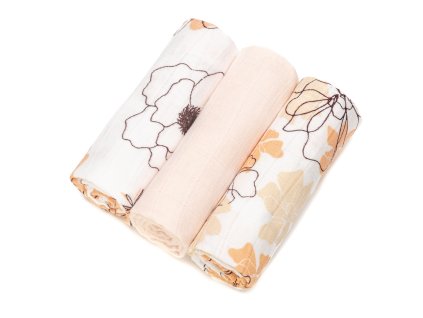 T-TOMI Bambusové plienky Flowers