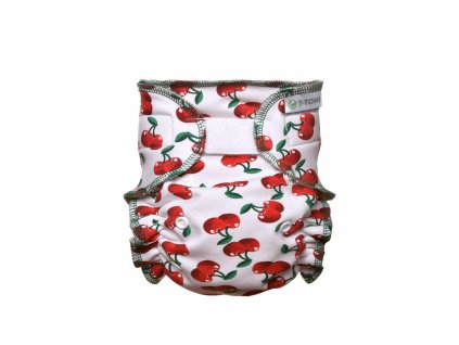T-TOMI Nohavičková plienka - prebaľovací set suchý zips Cherries