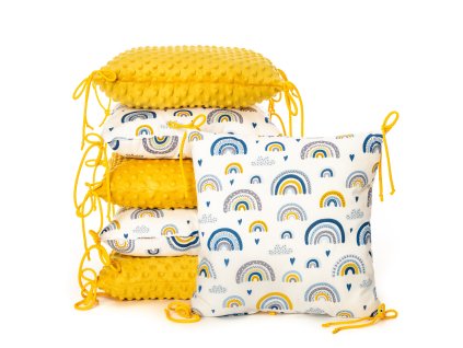 T-TOMI Vankúšikový mantinel MINKY Rainbow