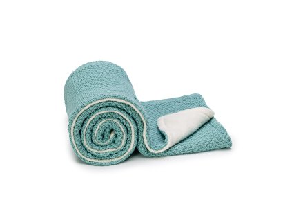 T-TOMI Pletená deka WARM Mint