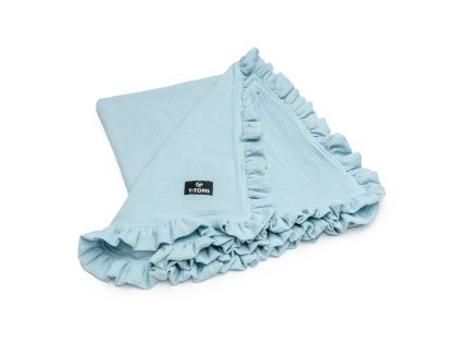 muselinova deka blue oprava