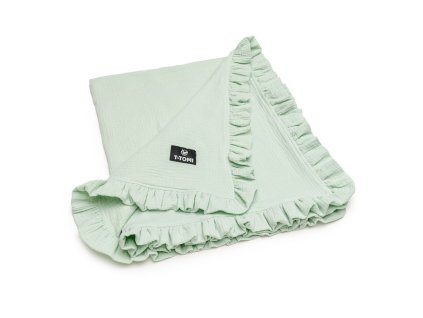 muselinova deka mint oprava