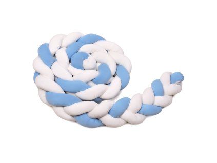 pleteny mantinel white blue