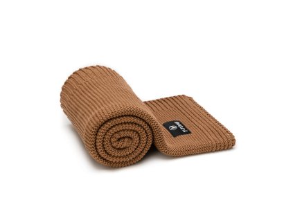 pletena deka autumn mocca waves