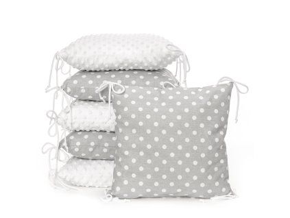 pm minky grey dots 2