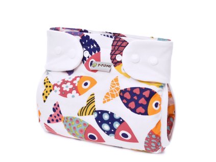 T-TOMI Ortopedické abdukčné nohavičky - patentk Fun fish (3-6kg)