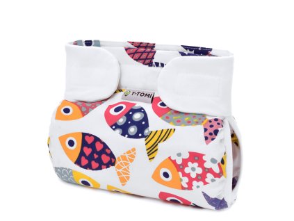 T-TOMI Ortopedické abdukčné nohavičky - suchý zips Fun fish (5-9kg)