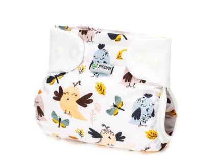 T-TOMI Ortopedické abdukčné nohavičky PLUS - patentky Birds (5-9kg)