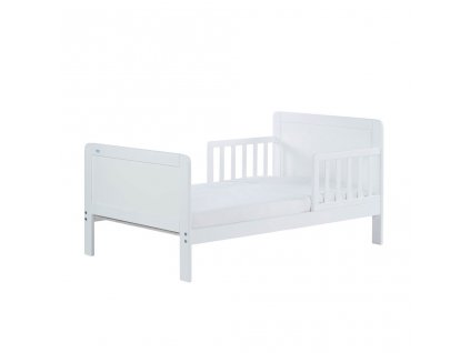 Detská posteľ so zábranou Drewex Olek 140x70 cm biela - 53142