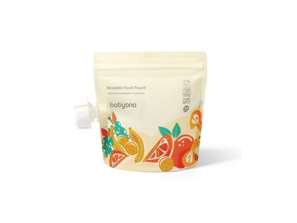 BABYONO Kapsičky na jedlo na opakované použitie 150ml, 5 ks