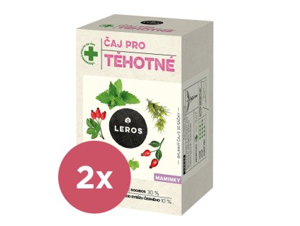 2x LEROS Čaj pre tehotné 20x2g