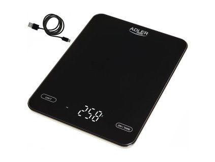 Kuchynská váha Adler AD 3177 čierna