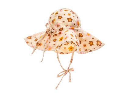 T-TOMI Mušelínový klobúk Daisies (1-2 rokov)